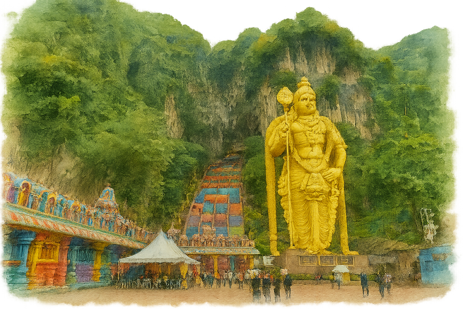 Cuevas de Batu en Kuala Lumpur