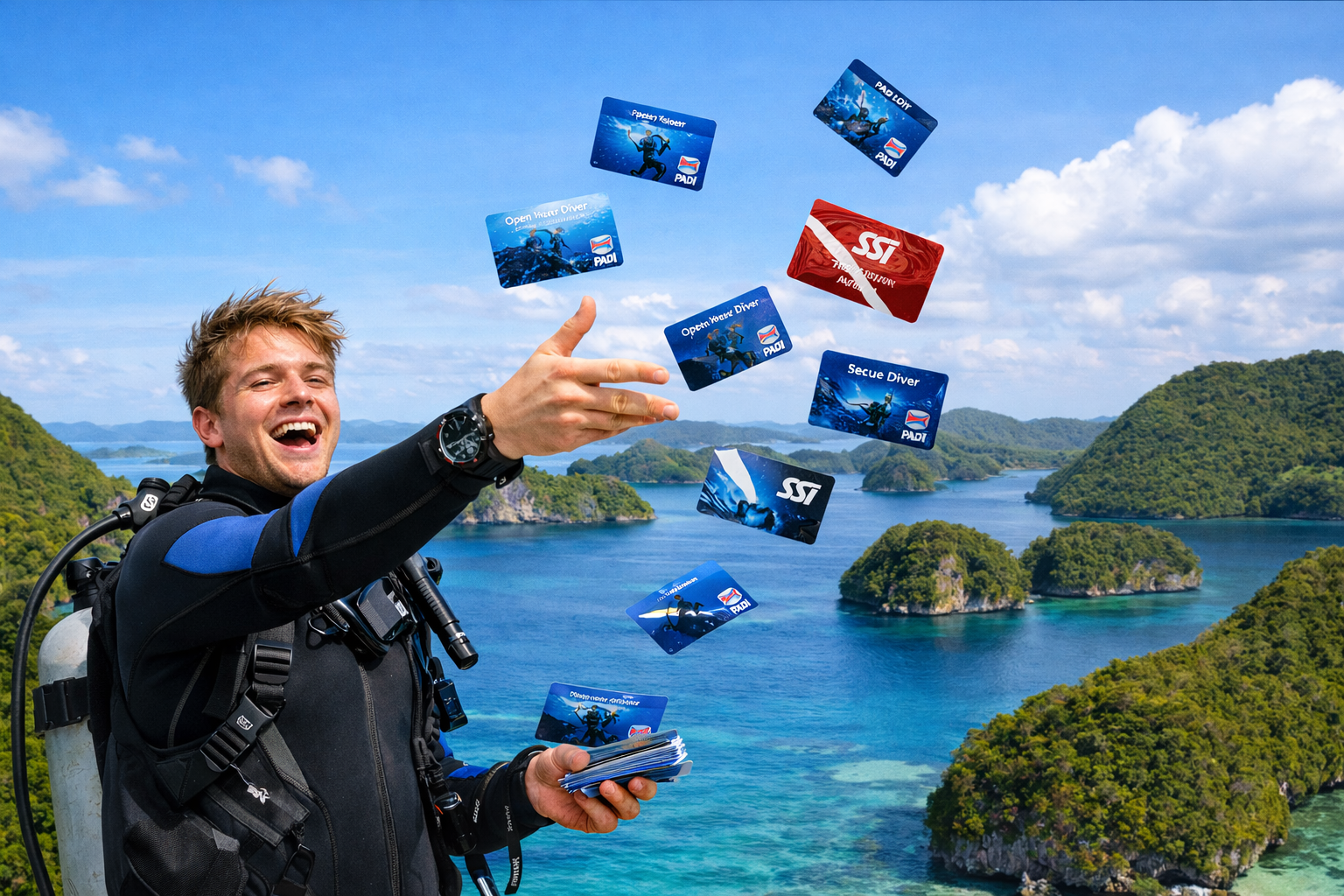 Certificación o nivel de buceo para bucear en Palau