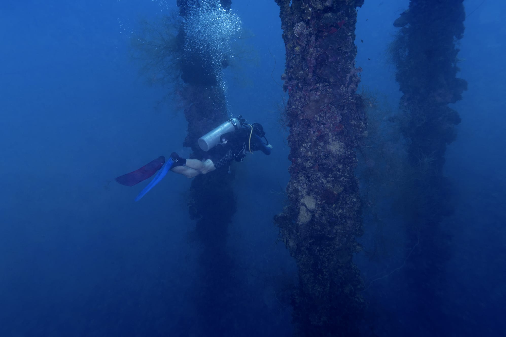  pecios de la Segunda Guerra Mundial en Palau dentro de la laguna